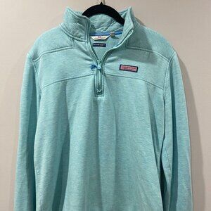 Vineyard Vines Women's Shep Shirt Size Medium, Color Teal